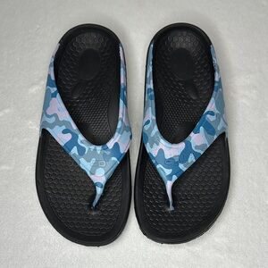 Stylish Blue Camo Women's Sandals